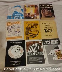 MaxSold Auction: Lot of 9 Magic Trick Booklets (Card & Coin Tricks) - Toronto (Ontario, Canada) SELLER MANAGED Downsizing Online Auction - Rutherford Avenue