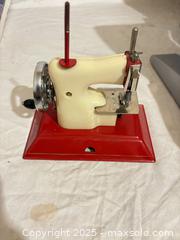 MaxSold Auction: Sew-O-Matic Junior Vintage Miniature Sewing Machine - Toronto (Ontario, Canada) SELLER MANAGED Downsizing Online Auction - Rutherford Avenue
