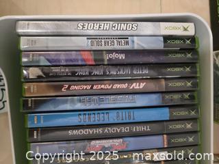 MaxSold Auction: Microsoft Original Xbox Games - Vancouver (British Columbia, Canada) PARTNER MANAGED Downsizing Online Auction - Montcalm Street (CONDO)