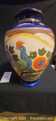 MaxSold Auction: Mid-Century Japanese Porcelain Urn Vase with Peacock & Floral - Vancouver (British Columbia, Canada) PARTNER MANAGED Downsizing Online Auction - Montcalm Street (CONDO)