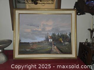 MaxSold Auction: Original SIgned oil painting - Vancouver (British Columbia, Canada) PARTNER MANAGED Downsizing Online Auction - Montcalm Street (CONDO)