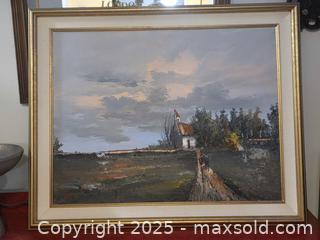 MaxSold Auction: Original SIgned oil painting - Vancouver (British Columbia, Canada) PARTNER MANAGED Downsizing Online Auction - Montcalm Street (CONDO)