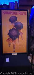 MaxSold Auction: Parapluie-Revel Advertising Poster, 1922 - Vancouver (British Columbia, Canada) PARTNER MANAGED Downsizing Online Auction - Montcalm Street (CONDO)