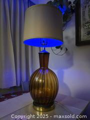 MaxSold Auction: Vintage Art Deco Table Lamp with Amber Couloured Glass base - Vancouver (British Columbia, Canada) PARTNER MANAGED Downsizing Online Auction - Montcalm Street (CONDO)