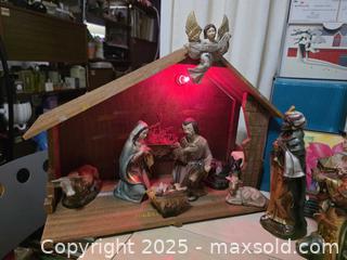 MaxSold Auction: Vintage Sears, Lighted, Musical 12pc. Nativity Set With Cards - Vancouver (British Columbia, Canada) PARTNER MANAGED Downsizing Online Auction - Montcalm Street (CONDO)