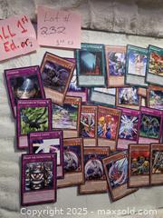 MaxSold Auction: Yugioh Cards 1st edition - Vancouver (British Columbia, Canada) PARTNER MANAGED Downsizing Online Auction - Montcalm Street (CONDO)