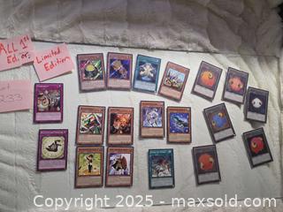 MaxSold Auction: Yugioh Limited Edition Cards - Vancouver (British Columbia, Canada) PARTNER MANAGED Downsizing Online Auction - Montcalm Street (CONDO)