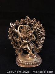 MaxSold Auction: Brass Tantric Goddess figurine - Saanich (British Columbia, Canada) SELLER MANAGED Downsizing Online Auction - Colquitz