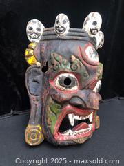 MaxSold Auction: Carved Wood Bhairav Mask - Saanich (British Columbia, Canada) SELLER MANAGED Downsizing Online Auction - Colquitz Avenue