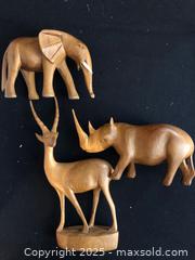 MaxSold Auction: Hardwood African Animal Sculptures - Saanich (British Columbia, Canada) SELLER MANAGED Downsizing Online Auction - Colquitz