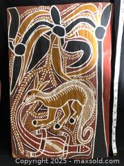MaxSold Auction: Indigenous Bark Painting - Saanich (British Columbia, Canada) SELLER MANAGED Downsizing Online Auction - Colquitz Avenue
