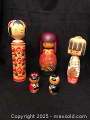 MaxSold Auction: Kokeshi doll family - Saanich (British Columbia, Canada) SELLER MANAGED Downsizing Online Auction - Colquitz Avenue