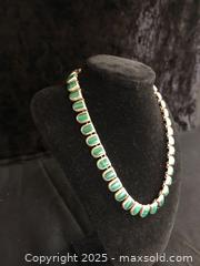 MaxSold Auction: Malachite Sterling Silver Necklace and  Box - Saanich (British Columbia, Canada) SELLER MANAGED Downsizing Online Auction - Colquitz