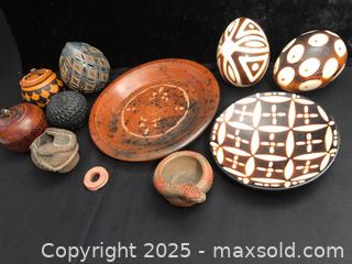 MaxSold Auction: Meso/South American indigenous art pottery crafts and carvings - Saanich (British Columbia, Canada) SELLER MANAGED Downsizing Online Auction - Colquitz Avenue