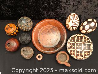 MaxSold Auction: Meso/South American indigenous art pottery crafts and carvings - Saanich (British Columbia, Canada) SELLER MANAGED Downsizing Online Auction - Colquitz Avenue