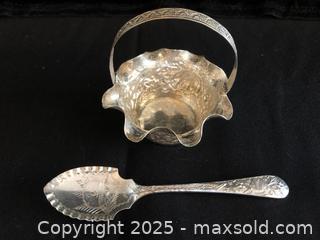 MaxSold Auction: South asian silver bowl and spoon - Saanich (British Columbia, Canada) SELLER MANAGED Downsizing Online Auction - Colquitz Avenue