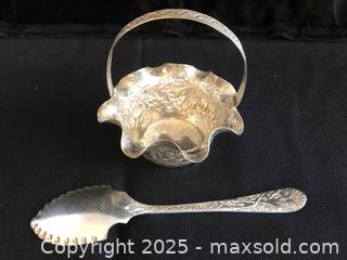 MaxSold Auction: South asian silver bowl and spoon - Saanich (British Columbia, Canada) SELLER MANAGED Downsizing Online Auction - Colquitz Avenue