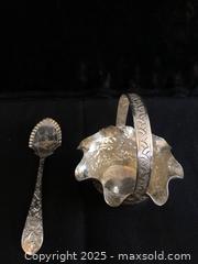 MaxSold Auction: South asian silver bowl and spoon - Saanich (British Columbia, Canada) SELLER MANAGED Downsizing Online Auction - Colquitz Avenue