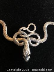 MaxSold Auction: Sterling Serpent Matching Necklace and Earrings - Saanich (British Columbia, Canada) SELLER MANAGED Downsizing Online Auction - Colquitz