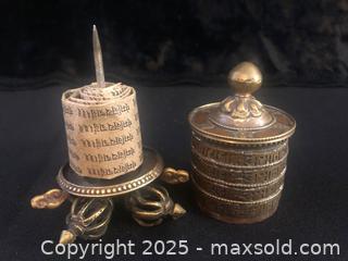 MaxSold Auction: Tibetan Prayer Wheel  - Saanich (British Columbia, Canada) SELLER MANAGED Downsizing Online Auction - Colquitz
