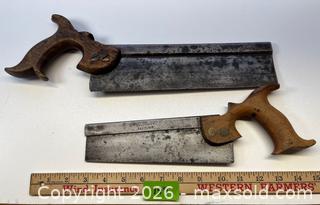 MaxSold Auction: Antique Back saws - Stone Mills (Camden East) (Ontario, Canada) SELLER MANAGED Downsizing Online Auction - County Road 1