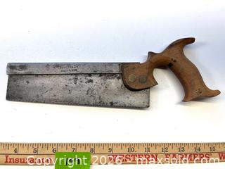 MaxSold Auction: Antique Back saws - Stone Mills (Camden East) (Ontario, Canada) SELLER MANAGED Downsizing Online Auction - County Road 1