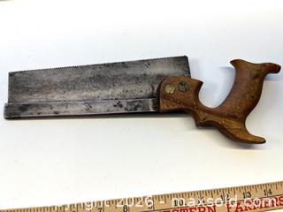 MaxSold Auction: Antique Back saws - Stone Mills (Camden East) (Ontario, Canada) SELLER MANAGED Downsizing Online Auction - County Road 1