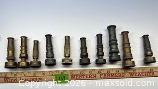 MaxSold Auction: Brass garden hose nozzles - Stone Mills (Camden East) (Ontario, Canada) SELLER MANAGED Downsizing Online Auction - County Road 1
