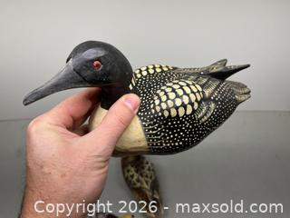 MaxSold Auction: Carved ducks and loon - Stone Mills (Camden East) (Ontario, Canada) SELLER MANAGED Downsizing Online Auction - County Road 1