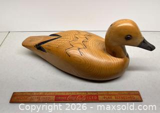 MaxSold Auction: Carved wooden duck - Stone Mills (Camden East) (Ontario, Canada) SELLER MANAGED Downsizing Online Auction - County Road 1