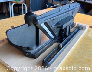 MaxSold Auction: Cast iron mitre trimmer - Stone Mills (Camden East) (Ontario, Canada) SELLER MANAGED Downsizing Online Auction - County Road 1