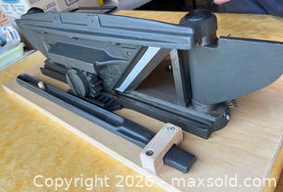 MaxSold Auction: Cast iron mitre trimmer - Stone Mills (Camden East) (Ontario, Canada) SELLER MANAGED Downsizing Online Auction - County Road 1