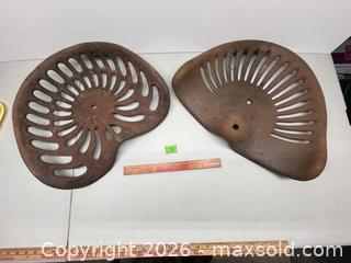 MaxSold Auction: Cast iron tractor or implement seats - Stone Mills (Camden East) (Ontario, Canada) SELLER MANAGED Downsizing Online Auction - County Road 1