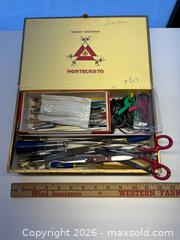 MaxSold Auction: Cigar box with craft tools - Stone Mills (Camden East) (Ontario, Canada) SELLER MANAGED Downsizing Online Auction - County Road 1