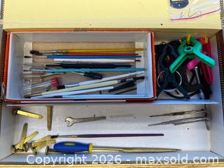 MaxSold Auction: Cigar box with craft tools - Stone Mills (Camden East) (Ontario, Canada) SELLER MANAGED Downsizing Online Auction - County Road 1