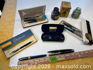 MaxSold Auction: Fountain pen, vintage glasses and writing implements  - Stone Mills (Camden East) (Ontario, Canada) SELLER MANAGED Downsizing Online Auction - County Road 1