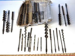 MaxSold Auction: Large lot of auger drill bits - Stone Mills (Camden East) (Ontario, Canada) SELLER MANAGED Downsizing Online Auction - County Road 1
