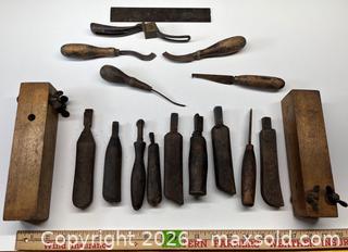 MaxSold Auction: Leatherworker’s tool set - Stone Mills (Camden East) (Ontario, Canada) SELLER MANAGED Downsizing Online Auction - County Road 1