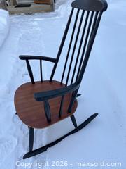 MaxSold Auction: Mid Century Modern MCM rocking chair - Stone Mills (Camden East) (Ontario, Canada) SELLER MANAGED Downsizing Online Auction - County Road 1