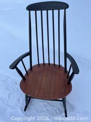 MaxSold Auction: Mid Century Modern MCM rocking chair - Stone Mills (Camden East) (Ontario, Canada) SELLER MANAGED Downsizing Online Auction - County Road 1