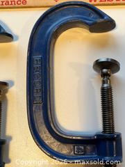 MaxSold Auction: Record C clamps - Stone Mills (Camden East) (Ontario, Canada) SELLER MANAGED Downsizing Online Auction - County Road 1