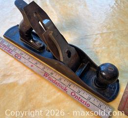 MaxSold Auction: Stanley 5C bench plane - Stone Mills (Camden East) (Ontario, Canada) SELLER MANAGED Downsizing Online Auction - County Road 1