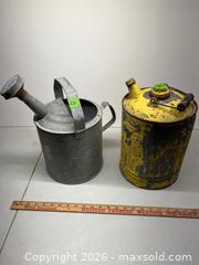 MaxSold Auction: Watering can and kerosene can - Stone Mills (Camden East) (Ontario, Canada) SELLER MANAGED Downsizing Online Auction - County Road 1