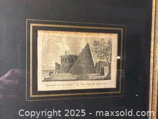 MaxSold Auction: 18th–19th Century Engraving of Rome’s Pyramid of Cestius” - Newmarket (Ontario, Canada) SELLER MANAGED Downsizing Online Auction - Brimson Drive (STORAGE)