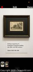 MaxSold Auction: 18th–19th Century Engraving of Rome’s Pyramid of Cestius” - Newmarket (Ontario, Canada) SELLER MANAGED Downsizing Online Auction - Brimson Drive (STORAGE)