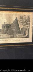 MaxSold Auction: 18th–19th Century Engraving of Rome’s Pyramid of Cestius” - Newmarket (Ontario, Canada) SELLER MANAGED Downsizing Online Auction - Brimson Drive (STORAGE)
