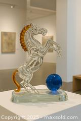 MaxSold Auction: A beautifully preserved pair of authentic vintage Murano glass stallions - Newmarket (Ontario, Canada) SELLER MANAGED Downsizing Online Auction - Brimson Drive (STORAGE)