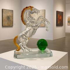 MaxSold Auction: A beautifully preserved pair of authentic vintage Murano glass stallions - Newmarket (Ontario, Canada) SELLER MANAGED Downsizing Online Auction - Brimson Drive (STORAGE)