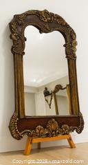 MaxSold Auction: Antique-Style Ornate Wall Mirror – Hand-Carved Detailing and Rich Old-World Character - Newmarket (Ontario, Canada) SELLER MANAGED Downsizing Online Auction - Brimson Drive (STORAGE)