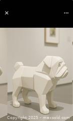 MaxSold Auction: Contemporary Geometric Bulldog Sculpture - Newmarket (Ontario, Canada) SELLER MANAGED Downsizing Online Auction - Brimson Drive (STORAGE)